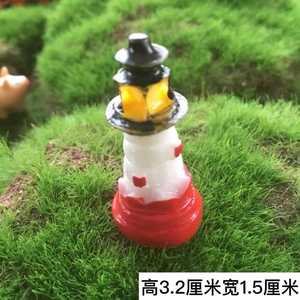 ตกแต่งสวนจิ๋วแบบมินิมอล ประภาคารตู้ปลาตกแต่งด้วยมอส งานแฮนด์เมด DIY ประกอบเอง - Product Image 2