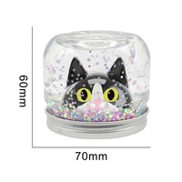 Produits certifiés UE en vogue : Kit de slime Clever Cat avec slime beurre noir et blanc et paillettes étoiles