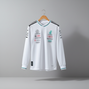 قميص بولو رياضي صيفي للرجال بتصميم سباقي، مقاوم للماء والرياح، سريع الجفاف، مع شعارات مطبوعة بتقنية ثلاثية الأبعاد وأكمام قصيرة - Product Image 1