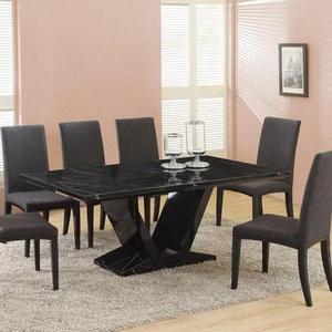 Cubierta de Mesa de Piedra Negra Moderna con Vetas Blancas, Borde Recto, para Uso en Escuelas y Hoteles, Resistente al Agua y Ecológica - Product Image 1