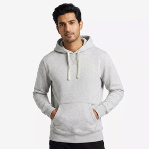 Sudadera con Capucha Extra Grande Personalizada con Color y Logotipo, Sudadera con Capucha de Color Sólido para Hombre, Sudadera con Capucha Tejida y Estampada - Product Image 1