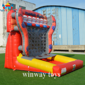 Baloncesto inflable Juego hermético interactivo Winway PVC 500kg Capacidad para Funfair Área de juegos al aire libre - Product Image 2