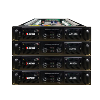 Profesyonel çift kanallı ses güç amplifikatörü, yüksek performanslı 1000W, 8 Ohm empedans, sahne performansları için uygun