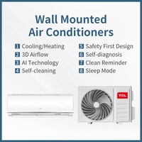Climatiseurs pour la maison 9000-24000 Btu, refroidissement rapide, mini-split, contrôle Wi-Fi