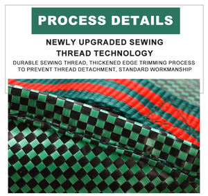 Tas limbah taman 500l tugas berat rumput daun karung tas berkebun dilipat - Product Image 5