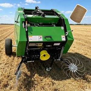 Mini-tracteur agricole pas cher pour la ramassage automatique de fourrage, avec attelage 3 points pour paille - Product Image 2
