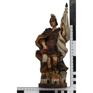 Escultura de San Floriano, Figura Tallada, 28 cm de Altura, 9006935011586 - Product Image 5