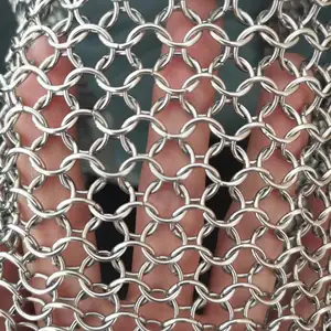 Hotel dekorative Metallgitter Vorhänge/Kettenhemd Ring Mesh Vorhang