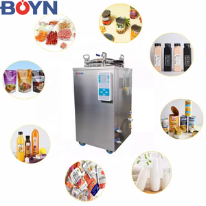 BNCLS-35/50/75/100/150LD cibo verticale pressione sterilizzatore a vapore cottura contro pressione attrezzature sterilizzatore - Product Image 6