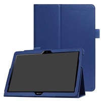 Katlanır PU deri kılıf için Huawei MediaPad T5 AGS2-W09/L09/L03/W19 10.1 "Tablet standı kapak için huawei Mediapad T5 10 kılıf kapak
