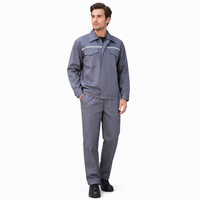 Combinaisons de travail en coton/polyester industrielles, confortables, résistantes à l'eau, vêtements de protection pour les travailleurs des mines et des usines, Oeko-Tex