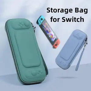 Tas penyimpanan bahan EVA tahan air untuk casing Nintendo Switch tahan aus antijatuh cangkang keras untuk casing Nintendo Switch