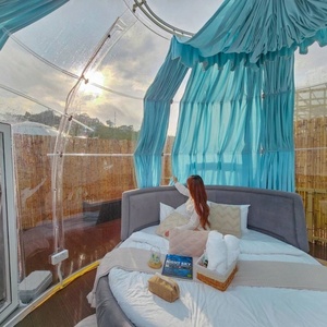 <span class=keywords><strong>Tente</strong></span> dôme en polycarbonate Maison à bulles <span class=keywords><strong>transparente</strong></span> pliable Maison dôme préfabriquée pour la <span class=keywords><strong>location</strong></span> en extérieur - Product Image 2