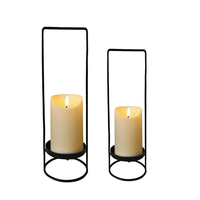 Porte-bougie en métal pour la décoration de la maison, lanternes de table pour les occasions de mariage et festives comme Noël et Pâques
