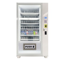 Máquina Expendedora Combinada de 10 Canales y 6 Cajones, Compatible con ADA, Personalizable para Snacks, Revistas, Cosméticos, Cuidado de la Piel y Compras