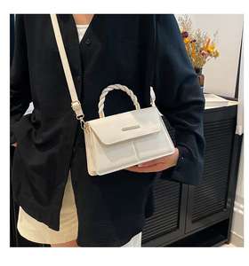 New fashionable women's handbag candy colored leather women's crossbody bag - Product Image 3