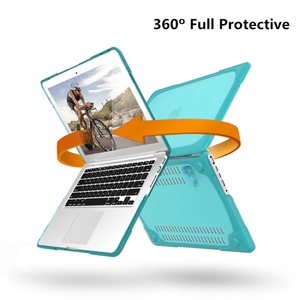 Funda Protectora para Laptop JUNCHI 360 2026 con Soporte, Carcasa Rígida de PC Mate de 3 Capas para <span class=keywords><strong>MacBoook</strong></span> Pro Air OEM/ODM - Product Image 3