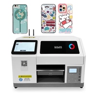 Imprimante tactile à encre UV automatique mini portable A5 basée sur l'IA avec film DTF pour les coques de téléphone, les balles de golf, l'impression de téléphone