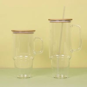 Gobelet de voyage en verre de 40 oz avec poignée antidérapante pour une prise en main sûre lors des virages rapides - Product Image 4