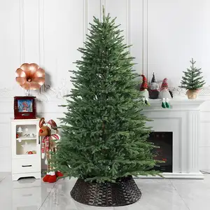크리스마스 트리 럭셔리 장식 도매 월마트 발삼 힐 큰 나선형 나무 장식 인공 나무 크리스마스 장식