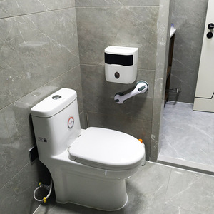 Barre d'appui murale Tatsuitsu pour salle de bain, sans perçage, en plastique, moderne et simple, poignée de sécurité pour la douche, pour personnes âgées - Product Image 5
