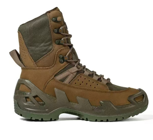 Bottes tactiques montantes TSB07 pour sports de plein air, camouflage marron café, imperméables et anti-perforation - Product Image 1