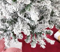 Arbre de Noël Artificiel Haut de Gamme 150-300cm, Floqué et Givré, Couleurs Personnalisables, Support Métallique, Qualité Supérieure, Vente en Gros