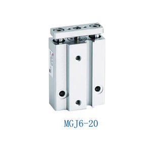 Cilindro Triaxial Miniatura Tipo SMC MGJ con Varillas Guía Variantes MGJ6-5-10-15-20 y MGJ10-5-10-20-30 - Product Image 2