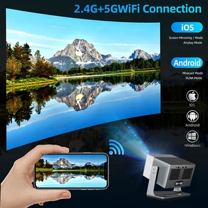 โปรเจคเตอร์พกพาสำหรับดูหนัง ระบบแอนดรอยด์ <span class=keywords><strong>9</strong></span> ความละเอียด 4K WiFi 6 BT 600ANSI ความละเอียดเนทีฟ 1080P พร้อมระบบปรับภาพอัตโนมัติ Keystone สำหรับการตั้งแคมป์  พร้อมเครื่องฉายภาพแบบปิดผนึก <span class=keywords><strong>X10</strong></span> - Product Image 1