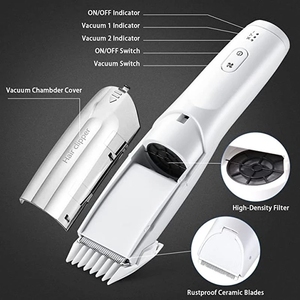 Electric Body Hair Trimmer for Men with Vacuum Replaceable Ceramic Blade <b>Heads</b> Groin Hair Trimmer for Skin Safety Male <b>Razor</b> - Product Image 4