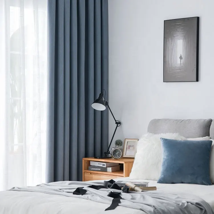 Bindi Großhandel Best Ready Made Polyester Blackout Thermal Fenster vorhänge für Schlafzimmer