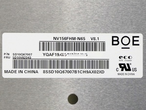 BOE NV156FHM-N65 จอแอลซีดีขนาด 15.6 นิ้ว ความละเอียด 1920*1080 ความสว่าง 220nits พื้นผิวด้าน สำหรับเปลี่ยนหน้าจอแล็ปท็อป - Product Image 4