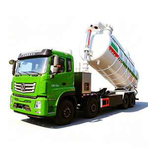 30Cubic Tanker EV Model Coal Yard <b>Dust</b> Handling Truck Vacuum Suction Pressure Truck For Coal Ash Transportation - Product Image 1