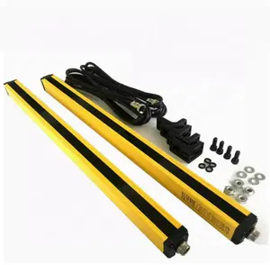 Capteur de rideau lumineux optique industriel BOJKE BOG10, pas de faisceau de 10 mm, <span class=keywords><strong>distance</strong></span> de détection de 2,5 m, sécurité à trois côtés, IP54, sortie NPN/PNP - Product Image 1