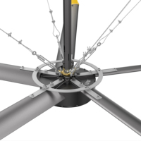 Ventilateur de plafond industriel HVLS haute performance de 14 pieds pour les centres logistiques et les ateliers