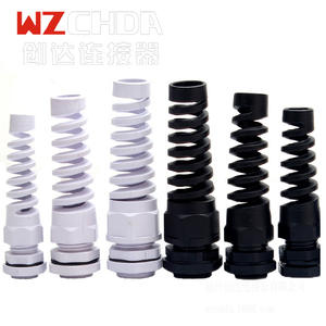 M20 Anti-Buig Kabel Klier Spiraal Type Waterdichte Nylon Ip68 Kabel Verbinding Met Metrische Draad 6 ~ 12Mm Draad Bescherming Kabel Bereik - Product Image 4