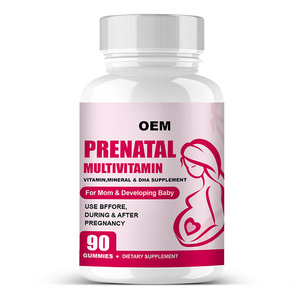 Suplementos de Marca Privada, Tabletas Multivitamínicas Prenatales Naturales con Glucosamina y Ácido Fólico, Suplementos Minerales - Product Image 1