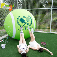 Conception personnalisée ballon de tennis gonflable suspendu balle de tennis forme gonflable publicité tennis