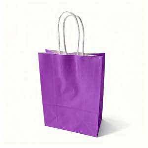 Sacs à emporter en kraft de haute qualité KM, fond large, pour l'emballage - Product Image 3