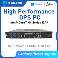 Módulo OPS de Calidad Industrial Intel 12ª y 13ª Generación, 8G/16G RAM, 256G NVMe SATA SSD, Pantalla 4K UHD, PC OPS para Aulas Inteligentes