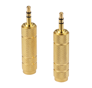 Chapado en oro 3,5 MM macho <span class=keywords><strong>a</strong></span> 6,5 MM <span class=keywords><strong>hembra</strong></span> Jack enchufe Audio auriculares micrófono guitarra grabación <span class=keywords><strong>adaptador</strong></span> 6,5 3,5 convertidor - Product Image 6