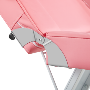 Neues Design Klappbare Kosmetikliege mit Sattelstuhl und Aufbewahrungsbox für Salon Spa Massageliege Ledermaterial - Product Image 5