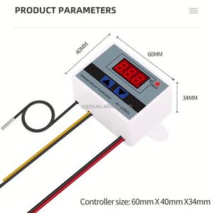 Zopro 220V/1500W Microcomputer Temperature <b>Controller</b> NTC Sensor LCD Digital Temperature Switch Regulator <b>Thermostat</b> XH-W3001 - Product Image 6