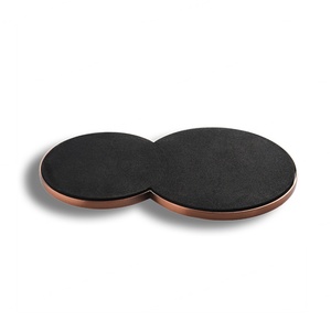 Unique Design <b>Large</b> Round Gold UV Printed Eco-Friendly European Style Custom Logo Double Coasters for Drinks - Product Image 5