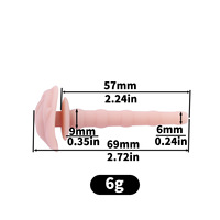 Cathéter creux rose, verrou de chasteté amovible, plug pénien, accessoires de cage à pénis, plugs urétraux en silicone, jouets sexuels masculins