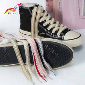 Lacets plats d'oreilles de blé lacets tressés torsadés dentelle de chaussure tissage graisse 15mm lacet pour baskets bottes - Product Image 2