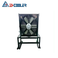 Postenfriador de Aire de la Marca ZHCOOLER para Ventilador de Aire Comprimido, Intercambiador de Calor de Placas de Alta Calidad, Motor de Aluminio, Neumático