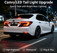 Ensemble de feux arrière à LED modifiés pour Toyota Camry US 2006-2011, avec feux de freinage intégrés
