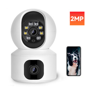LOOSAFE 2MP Mini kablosuz IP kamera tam renkli gece görüş kapalı güvenlik Icsee Wifi bağlantısı ile - Product Image 2