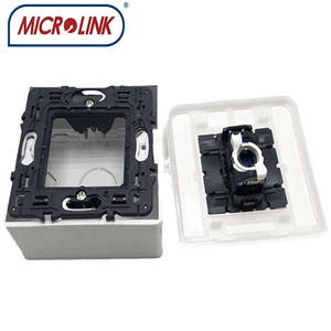 Prise de plaque frontale de type français 80*80MM prise informatique <span class=keywords><strong>rj45</strong></span> pour <span class=keywords><strong>legrand</strong></span> mosaïque 45*45MM 45*22.5MM prise modulaire <span class=keywords><strong>rj45</strong></span> - Product Image 2